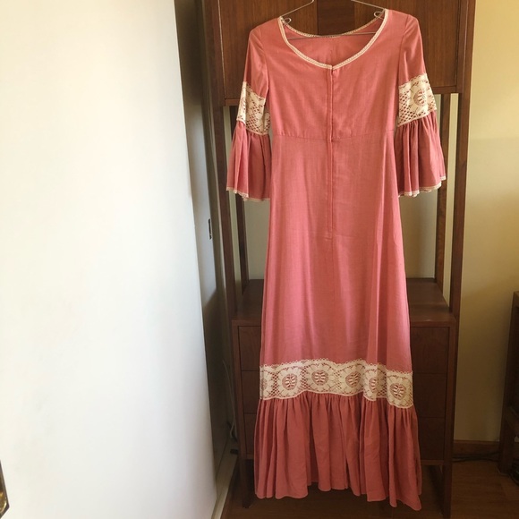 SOLD • 70s prairie folk dress - Picture 2 of 7